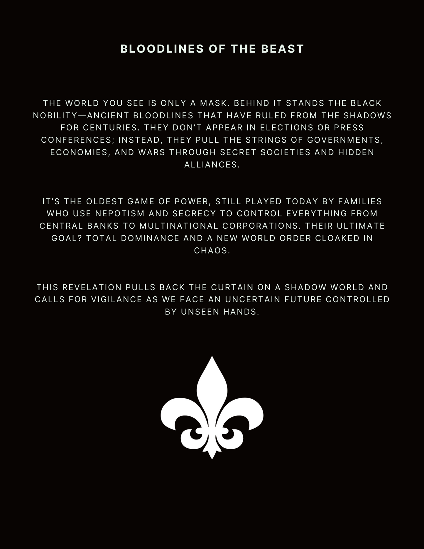 Bloodlines of the Beast (PDF)